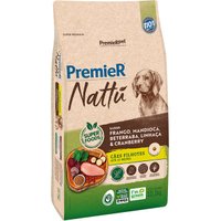 Ração Premier Nattú para Cães Filhotes Sabor Frango e Mandioca 10,1Kg