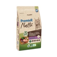 Ração Premier Nattú para Gatos Castrados sabor Mandioca 7,5Kg