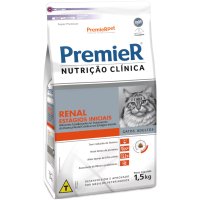 Ração Premier Nutrição Clínica Renal Estágios Iniciais para Gatos Adultos 1,5Kg
