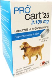 Suplemento Alimentar Agener União Procart para Cães 60 Comprimidos 25kg