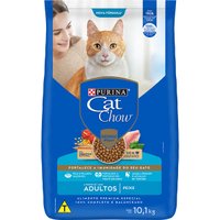 Ração Cat Chow para Gatos Adultos Sabor Peixe 10,1Kg