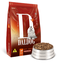 Ração Daldog D+ para Cães Adultos Raças Pequenas Sabor Carne 25Kg