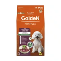 Ração Golden para Cães Adultos Raças Pequenas Sabor Carne e Arroz 15Kg