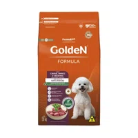 Ração Golden para Cães Adultos Raças Pequenas Sabor Carne e Arroz 3Kg