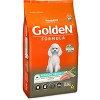 Ração Golden para Cães Adultos Raças Pequenas Sabor Frango e Arroz 10,1Kg