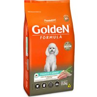 Ração Golden para Cães Adultos Raças Pequenas Sabor Frango e Arroz 15Kg