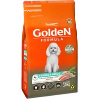 Ração Golden para Cães Adultos Raças Pequenas Sabor Frango e Arroz 3Kg