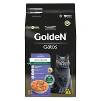 Ração Golden para Gatos Adultos Sabor Salmão 1Kg