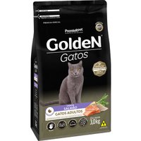 Ração Golden para Gatos Adultos Sabor Salmão 3Kg