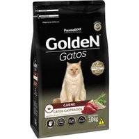 Ração Golden para Gatos Castrados Sabor Carne 3Kg