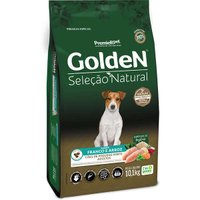 Ração Golden Seleção Natural para Cães Adultos Raças Pequenas Sabor Frango e Arroz 10,1Kg