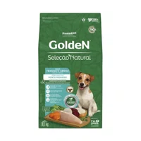 Ração Golden Seleção Natural para Cães Adultos Raças Pequenas Sabor Frango e Arroz 10,1Kg