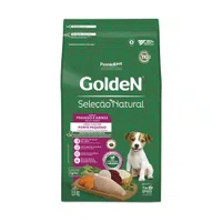 Ração Golden Seleção Natural para Cães Filhotes Raças Pequenas Sabor Frango e Arroz 1Kg