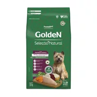 Ração Golden Seleção Natural para Cães Sênior Raças Pequenas Sabor Frango e Arroz 10,1Kg