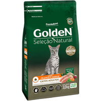 Ração Golden Seleção Natural para Gatos Adultos Sabor Frango e Arroz 3Kg