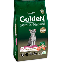 Ração Golden Seleção Natural para Gatos Filhotes Sabor Frango e Arroz 10,1Kg