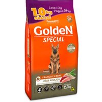 Ração Golden Special para Cães Adultos Sabor Frango e Carne Pague 14 Leve 15Kg