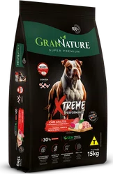 Ração Gran Nature Xtreme para Cães Adultos Sabor Frango, Arroz e Batata Doce 15Kg