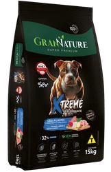 Ração Gran Nature Xtreme para Cães Filhotes Sabor Frango, Arroz e Batata Doce 15Kg