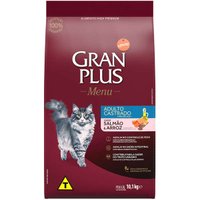 Ração Gran Plus para Gatos Castrados Sabor Salmão e Arroz 10,1Kg
