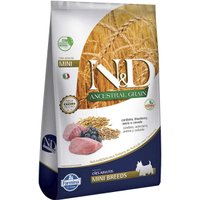 Ração N&D Ancestral para Cães Adultos Raças Pequenas Sabor Cordeiro e Blueberry 2,5Kg