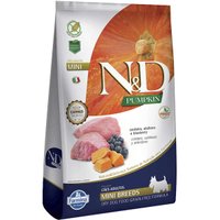 Ração N&D Pumpkin para Cães Adultos Raças Pequenas Sabor Cordeiro e Blueberry 2,5Kg