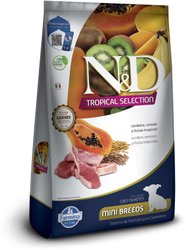 Ração N&D Tropical Selection para Cães Filhotes Pequenas Sabor Cordeiro e Frutas Tropicais 2,5Kg