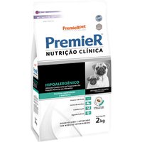Ração Premier Nutrição Clínica Hipoalergênico Cães Adultos Raças Pequenas Sabor Proteína Hidrolisada e Mandioca 2Kg