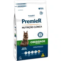 Ração Premier Nutrição Clínica Obesidade para Gatos Adultos 1,5Kg