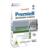 Ração Premier Nutrição Clínica Obesidade para Gatos Adultos 1,5Kg