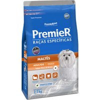 Ração Premier Raças Específicas Maltês para Cães Adultos Sabor Peru e Arroz 2,5Kg