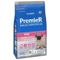 Ração Premier Raças Específicas Pug para Cães Filhotes Sabor Frango 1Kg