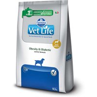 Ração Vet Life Natural Obesity e Diabetic para Cães Adultos raças Mini 10,1Kg