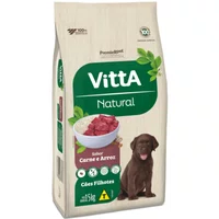 Ração Vitta Natural para Cães Filhote Sabor Carne 15Kg