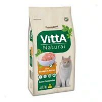 Ração Vitta Natural para Gatos Castrados Sabor Frango 10,1Kg