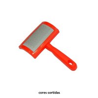 Rasqueadeira de Plástico Bom Amigo GG para Cães