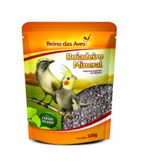 Ração Reino das Aves Boiadeiro Mineral para Pássaros 500g