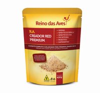 Ração Reino das Aves Farinhada Criador Red Premium para Pássaros 400g