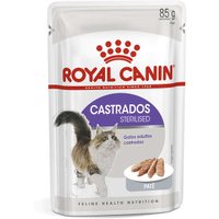 Sachê Royal Canin Patê Sterilised Wet para Gatos Adultos Castrados 85g