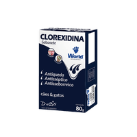 Sabonete World Veterinária Dug's Clorexidina Cães e Gatos 80g