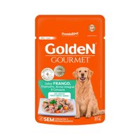 Sachê Golden Gourmet para Cães Adultos Raças Médias e Grandes Sabor Frango 85g