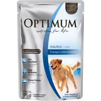 Sachê Optimum para Cães Adultos Sabor Frango 100g