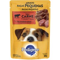 Sachê Pedigree para Cães Adultos Raças Pequenas Sabor Carne ao Molho 100g