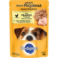 Sachê Pedigree para Cães Adultos Raças Pequenas Sabor Frango ao Molho 100g