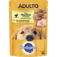 Sachê Pedigree para Cães Adultos Sabor Frango ao Molho 100g