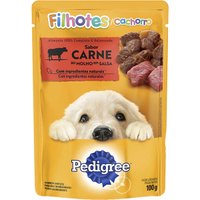 Sachê Pedigree para Cães Filhotes Sabor Carne ao Molho 100g