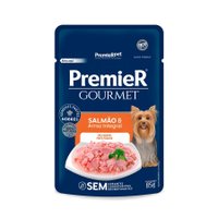 Sachê Premier Gourmet para Cães Adultos Raças Pequenas Sabor Salmão 85g