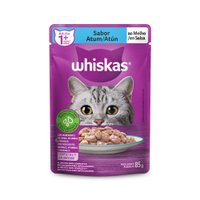 Sachê Whiskas para Gatos Adultos Sabor Atum ao Molho 85g