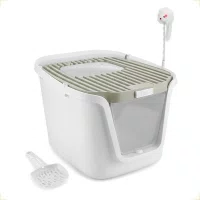 Sanitário Higiênico Animaux Ultra Moderno Cinza 50L