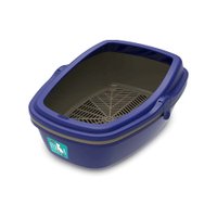 Sanitário Higiênico Plast Pet Furba Azul G para Gatos
